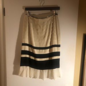 Black and white skirt